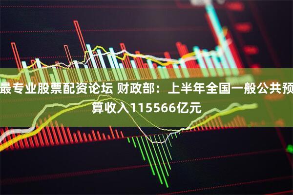 最专业股票配资论坛 财政部：上半年全国一般公共预算收入115566亿元
